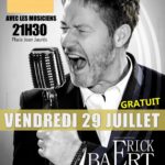 Erick Baert – en concert avec ses musiciens – La Valette – 29/07/2022
